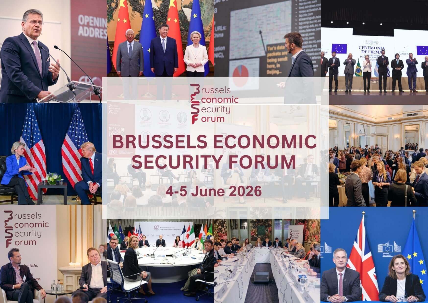 Countdown to the Brussels Economic Security Forum 2026: Europe’s must face its strategic moment